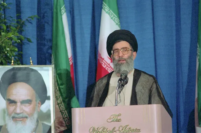 Framed Print : Portrait of Ali Khamenei Framed Print : Portrait of Ali Khamenei
