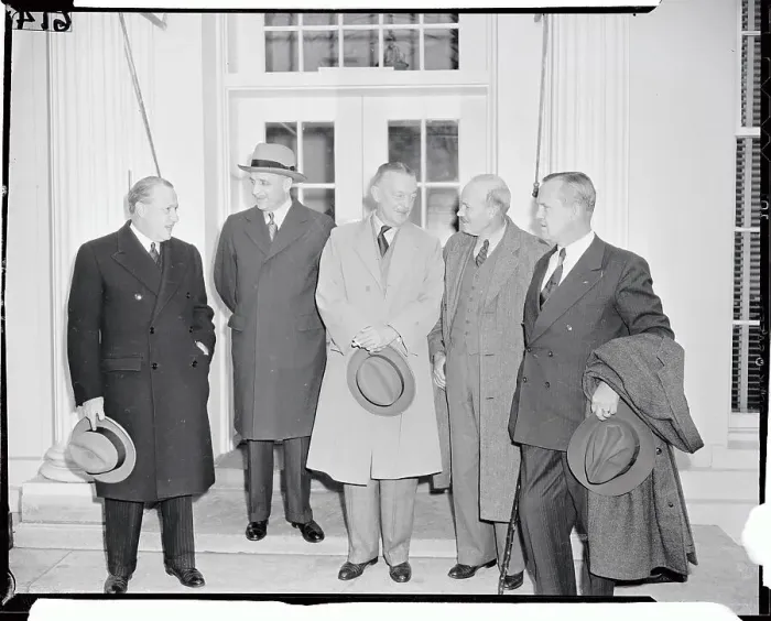 Framed Print : Portrait of Five American Diplomatic Experts Framed Print : Portrait of Five American Diplomatic Experts