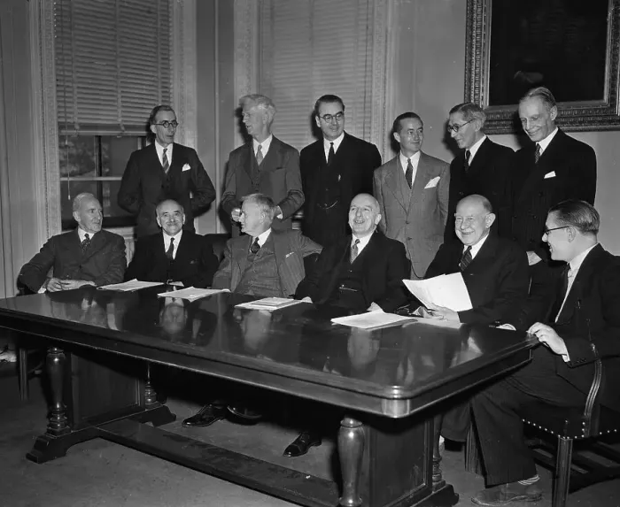 Framed Print : Portrait of Anglo American Committee on Palestine Framed Print : Portrait of Anglo American Committee on Palestine