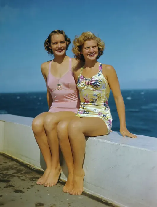 Framed Print : Portrait of Ann Curtis and Zoe Ann Olsen Framed Print : Portrait of Ann Curtis and Zoe Ann Olsen