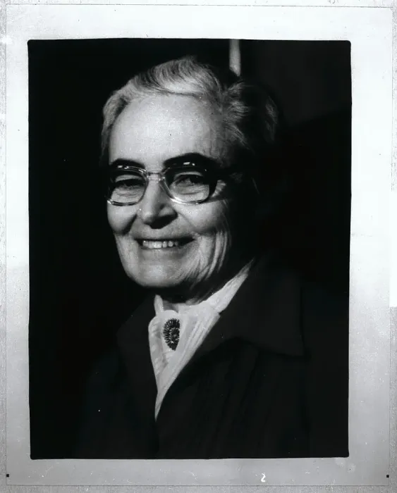 Framed Print : Portrait of Anna J. Harrison Smiling and Wearing Eyeglasses Framed Print : Portrait of Anna J. Harrison Smiling and Wearing Eyeglasses