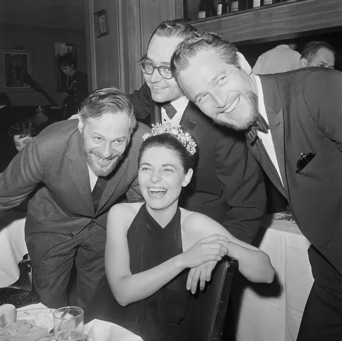 Framed Print : Portrait of Anne Bancroft and Others