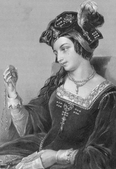 Framed Print : Portrait of Anne Boleyn Framed Print : Portrait of Anne Boleyn