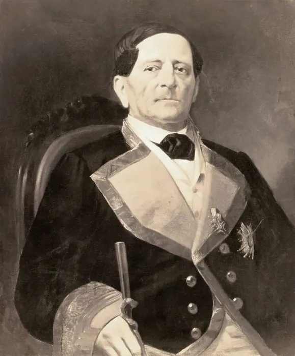 Framed Print : Portrait of Antonio Lopez de Santa Anna Framed Print : Portrait of Antonio Lopez de Santa Anna