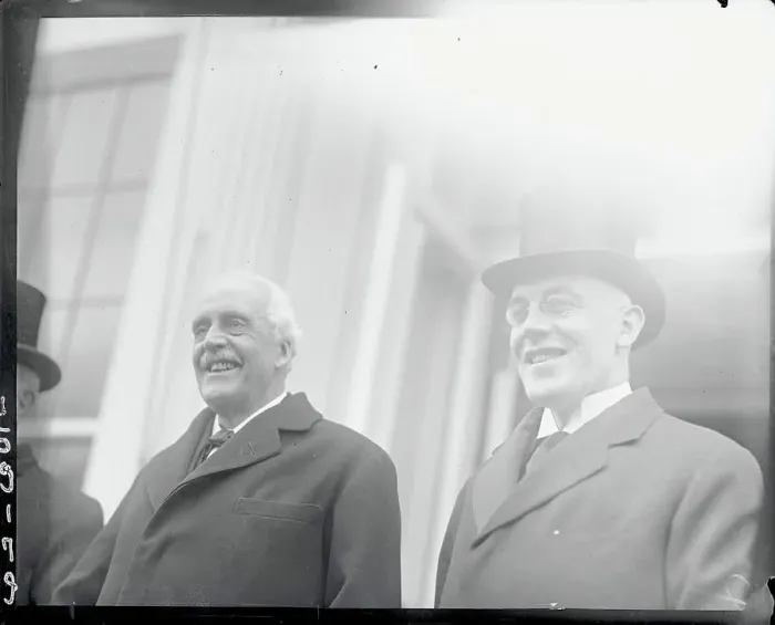 Framed Print : Portrait of Arthur Balfour and Auckland Geddes Framed Print : Portrait of Arthur Balfour and Auckland Geddes