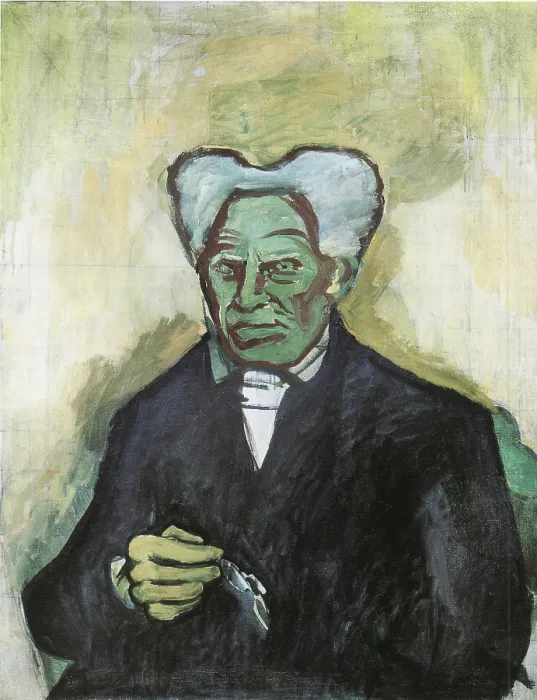 Framed Print : Portrait of Arthur Schopenhauer, 1908 Framed Print : Portrait of Arthur Schopenhauer, 1908