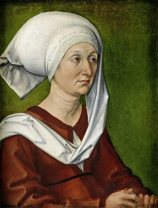 Framed Print : Portrait of the Artist?s Mother, Barbara Dürer, née Holper. Artist: Dürer, Albrecht (1471-1528) Framed Print : Portrait of the Artist?s Mother, Barbara Dürer, née Holper. Artist: Dürer, Albrecht (1471-1528)