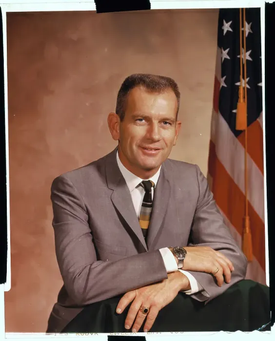 Framed Print : Portrait of Astronaut Donald K Slayton Framed Print : Portrait of Astronaut Donald K Slayton
