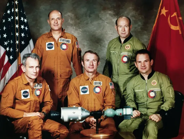 Framed Print : Portrait of Astronauts and Cosmonauts
