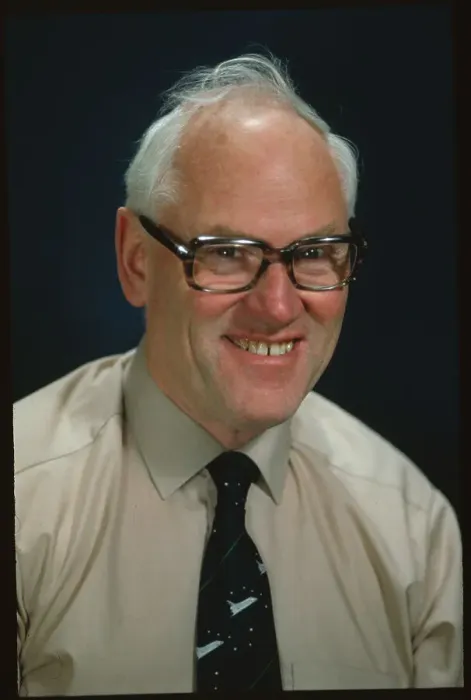 Framed Print : Portrait of Astronomer Geoff Perry Smiling Framed Print : Portrait of Astronomer Geoff Perry Smiling