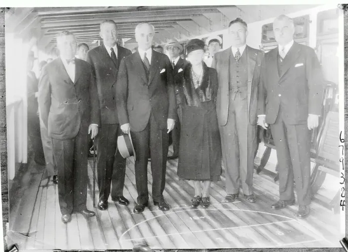 Framed Print : Portrait of Attendees at Pan American Conference