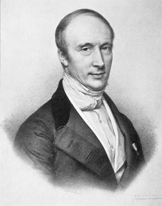 Framed Print : Portrait of Augustine Lewis Cauchy Framed Print : Portrait of Augustine Lewis Cauchy