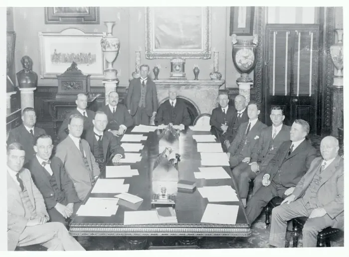 Framed Print : Portrait of Australian Labor Cabinet