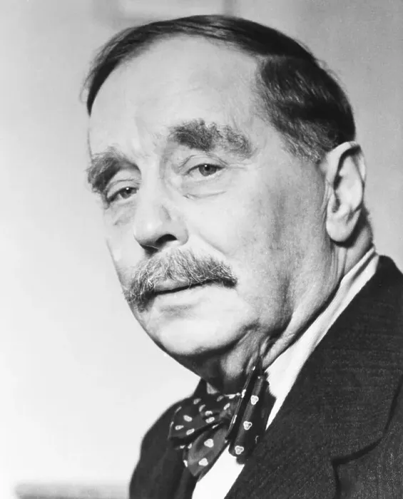 Framed Print : Portrait of Author H.G. Wells Framed Print : Portrait of Author H.G. Wells