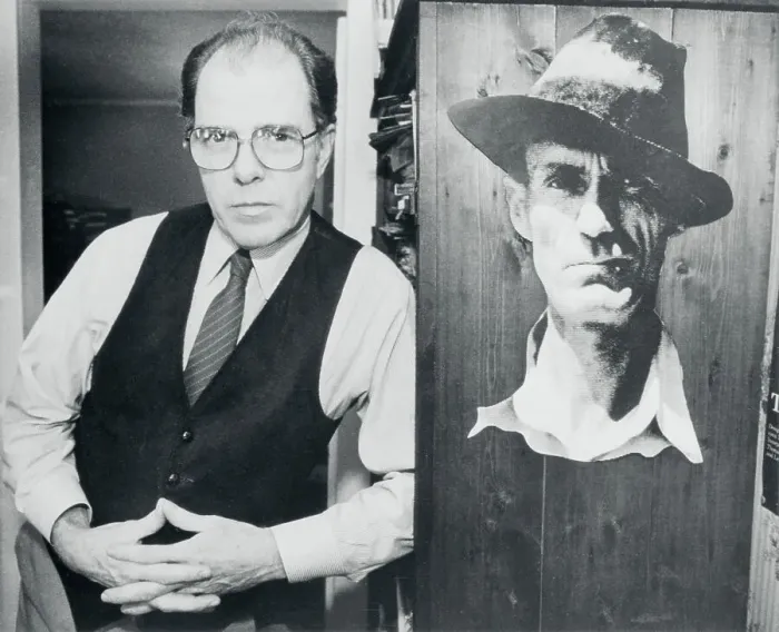 Framed Print : Portrait of Author William Kennedy Posing by Poster Framed Print : Portrait of Author William Kennedy Posing by Poster