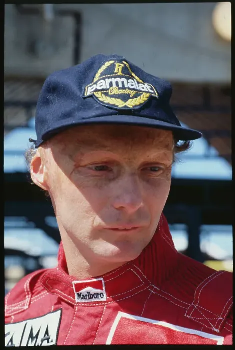 Framed Print : Portrait of Auto Racer Nikki Lauda Framed Print : Portrait of Auto Racer Nikki Lauda