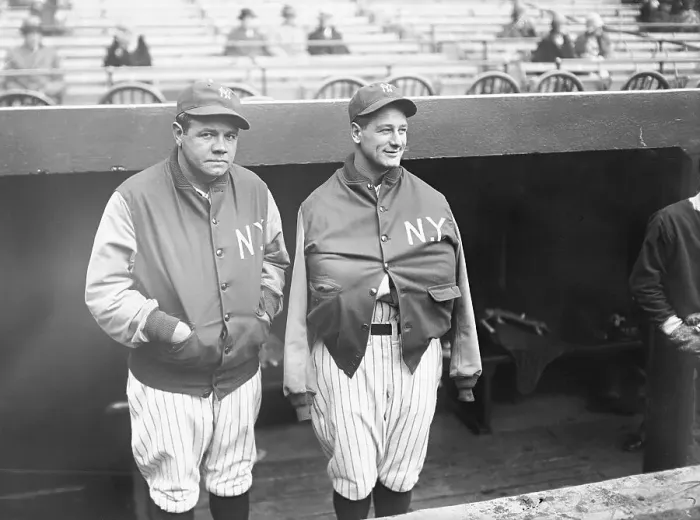 Framed Print : Portrait of Babe Ruth and Lou Gehrig Framed Print : Portrait of Babe Ruth and Lou Gehrig