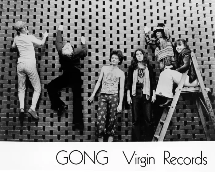 Framed Print : Portrait Of The Band Gong Framed Print : Portrait Of The Band Gong
