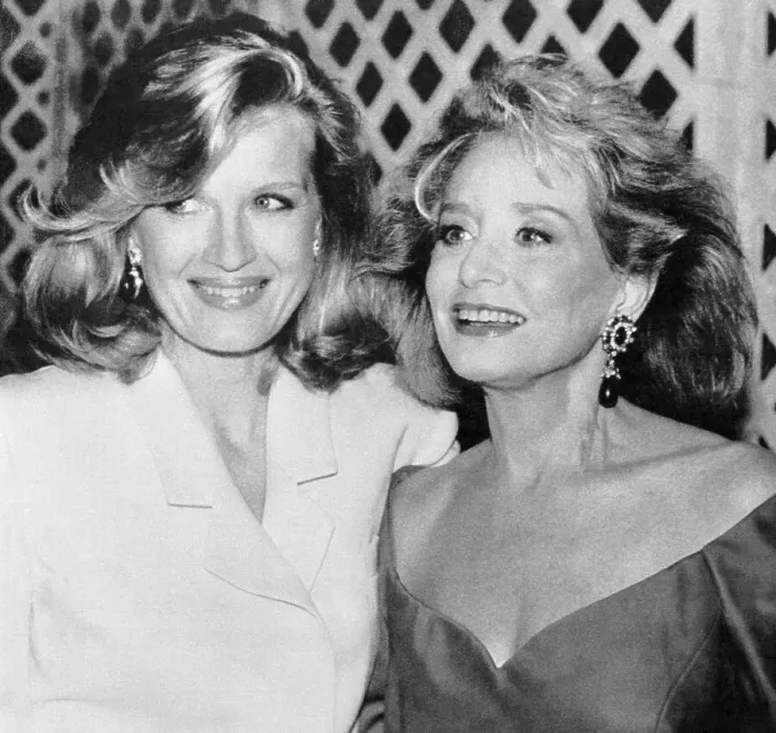 Framed Print : Portrait of Barbara Walters and Diane Sawyer Together Framed Print : Portrait of Barbara Walters and Diane Sawyer Together