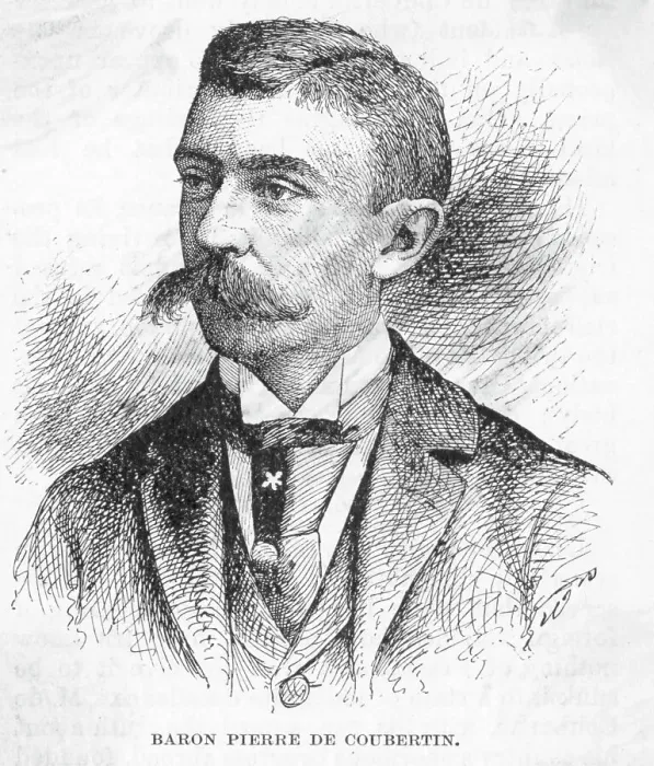 Framed Print : Portrait Of Baron Pierre De Coubertin Framed Print : Portrait Of Baron Pierre De Coubertin