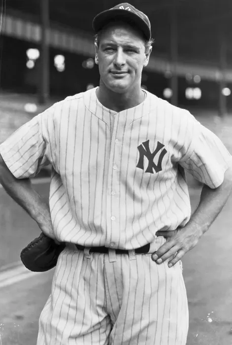 Framed Print : Portrait of Baseball Legend Lou Gehrig Framed Print : Portrait of Baseball Legend Lou Gehrig