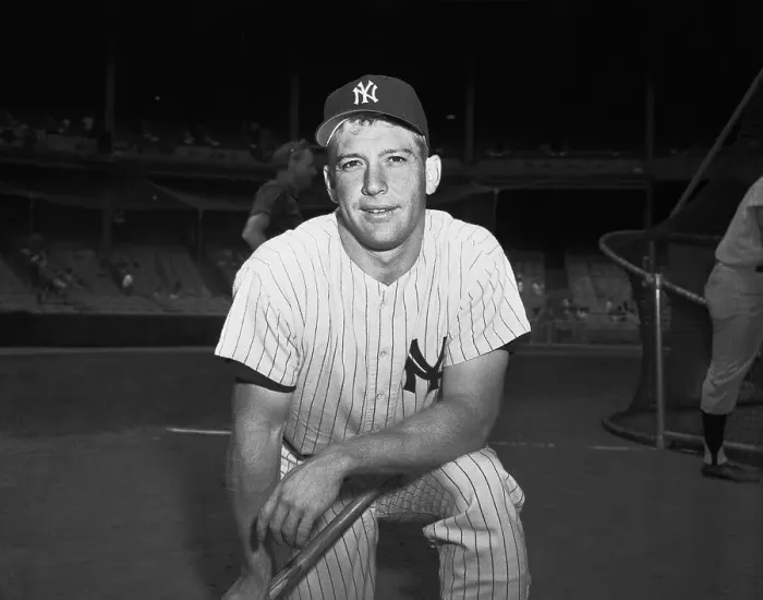 Framed Print : Portrait of Baseball Legend Mickey Mantle Framed Print : Portrait of Baseball Legend Mickey Mantle