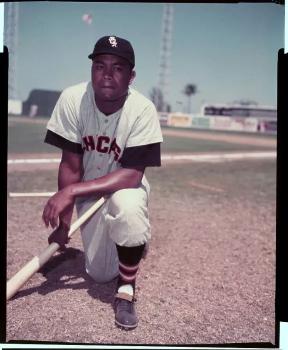Framed Print : Portrait of Baseball Player Larry Doby Framed Print : Portrait of Baseball Player Larry Doby