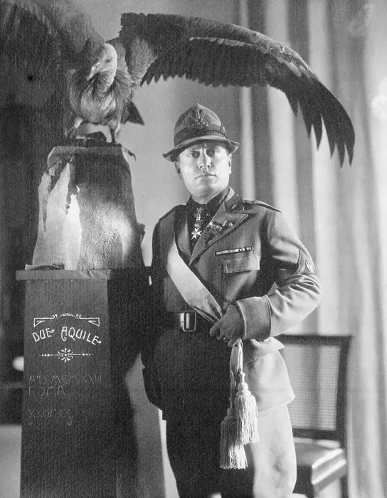 Framed Print : Portrait of Benito Mussolini Framed Print : Portrait of Benito Mussolini