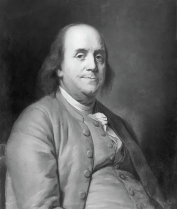 Framed Print : Portrait Of Benjamin Franklin