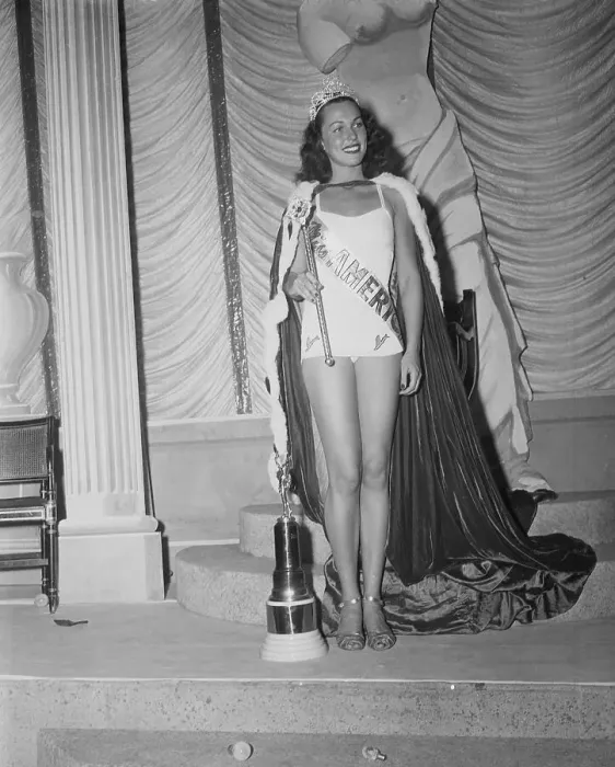Framed Print : Portrait of Bess Myerson as Miss America Framed Print : Portrait of Bess Myerson as Miss America