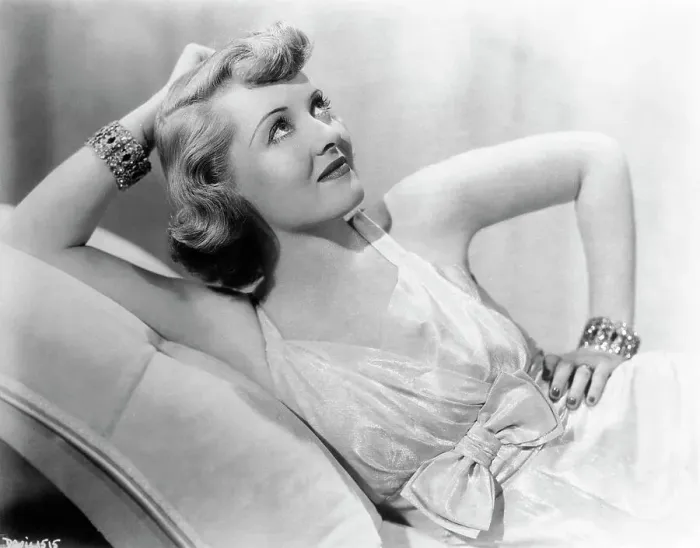 Framed Print : Portrait of Bette Davis Lounging Framed Print : Portrait of Bette Davis Lounging