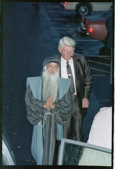 Framed Print : Portrait of Bhagwan Shree Rajneesh Being Taken into Custody