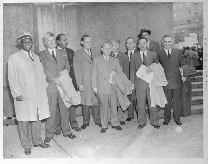 Framed Print : Portrait of Board of Communist Members Framed Print : Portrait of Board of Communist Members