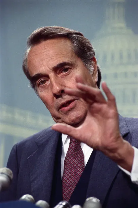 Framed Print : Portrait of Bob Dole Framed Print : Portrait of Bob Dole