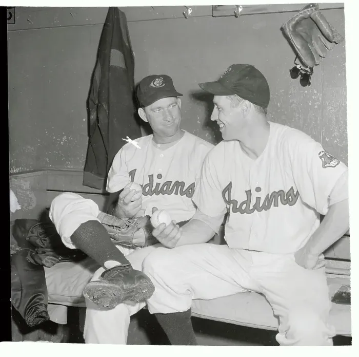 Framed Print : Portrait of Bob Lemon and Bob Feller Framed Print : Portrait of Bob Lemon and Bob Feller