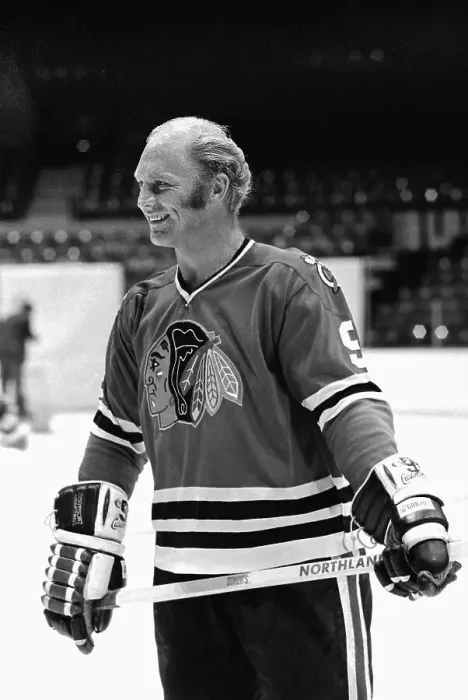 Framed Print : Portrait of Bobby Hull in Uniform Framed Print : Portrait of Bobby Hull in Uniform