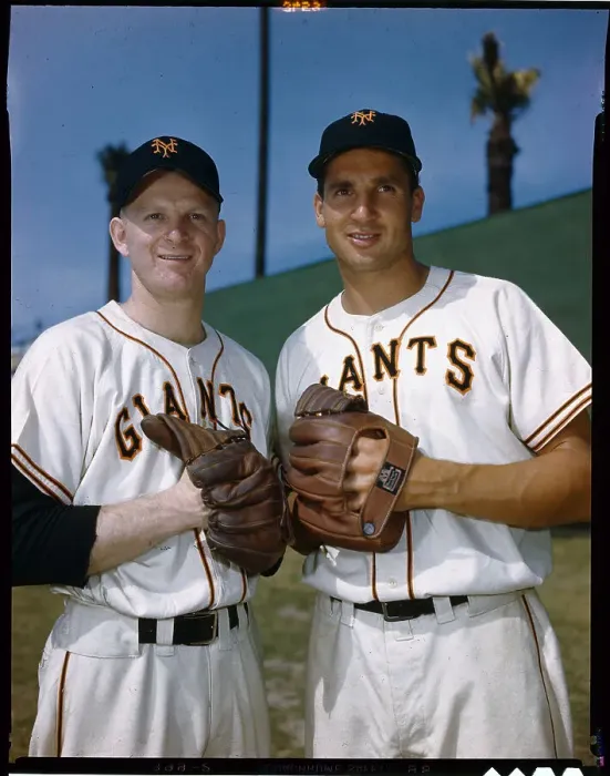 Framed Print : Portrait of Bobby Thomson and Whitey Lockman Framed Print : Portrait of Bobby Thomson and Whitey Lockman