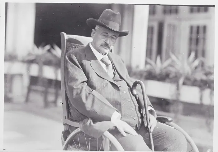 Framed Print : Portrait of Boise Penrose in Wheelchair Framed Print : Portrait of Boise Penrose in Wheelchair