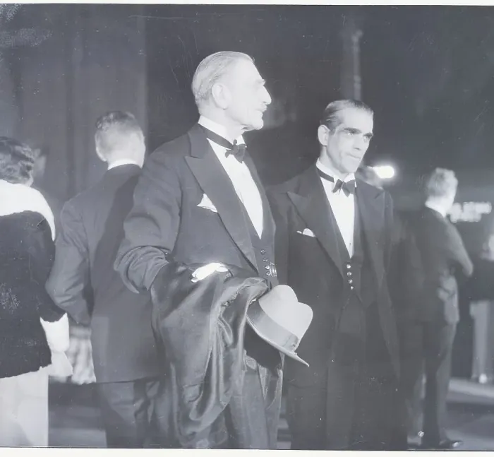 Framed Print : Portrait of Boris Karloff and C. Aubrey Smith Framed Print : Portrait of Boris Karloff and C. Aubrey Smith