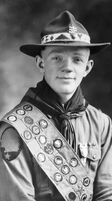 Framed Print : Portrait of a Boy Scout Framed Print : Portrait of a Boy Scout