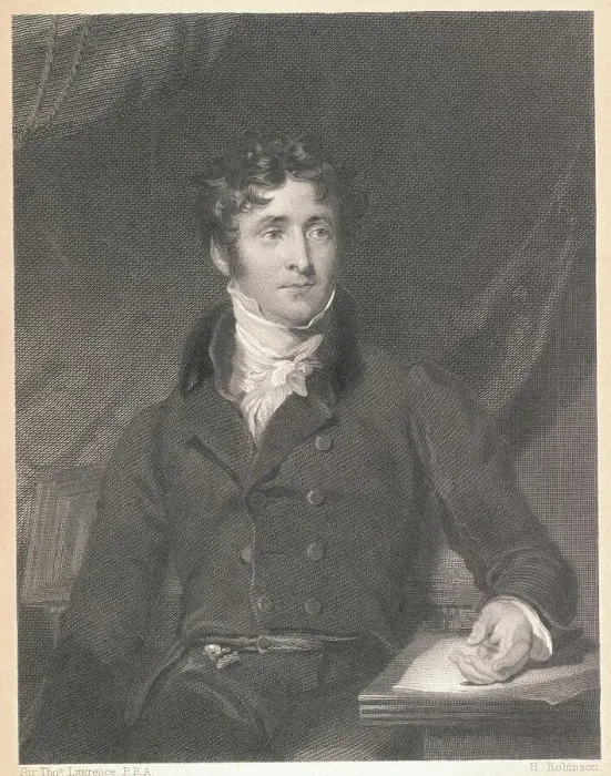 Framed Print : Portrait of British Poet Thomas Campbell Framed Print : Portrait of British Poet Thomas Campbell