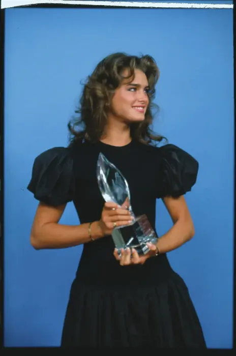 Framed Print : Portrait of Brooke Shields Framed Print : Portrait of Brooke Shields