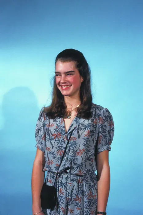 Framed Print : Portrait of Brooke Shields Framed Print : Portrait of Brooke Shields