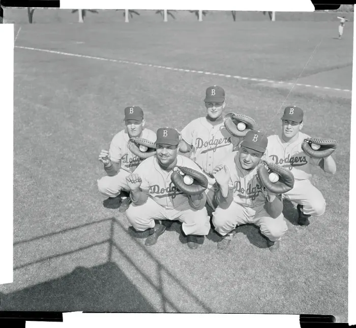 Framed Print : Portrait of Brooklyn Catchers Framed Print : Portrait of Brooklyn Catchers