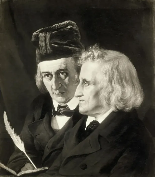 Framed Print : Portrait of the Brothers Grimm Framed Print : Portrait of the Brothers Grimm
