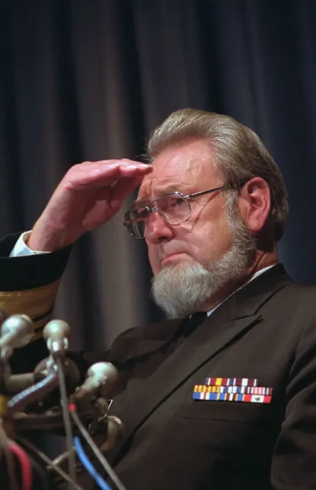 Framed Print : Portrait of C. Everett Koop Framed Print : Portrait of C. Everett Koop