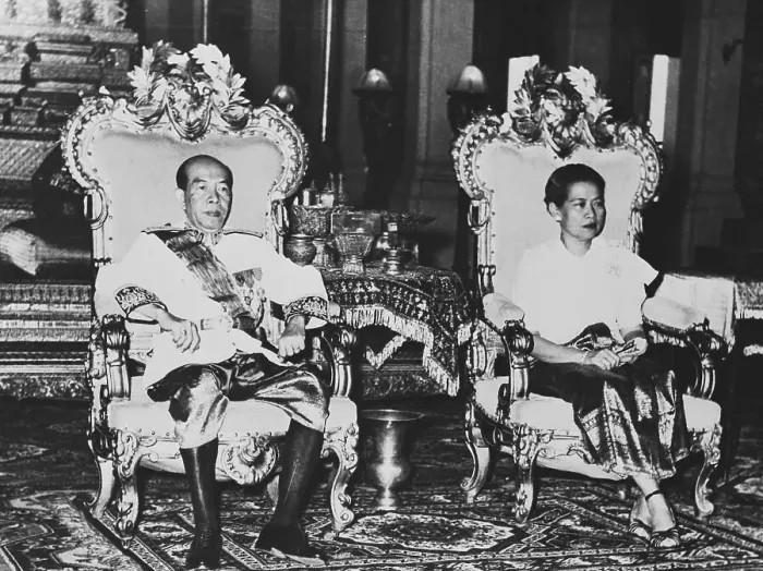 Framed Print : Portrait of Cambodian Monarchs Framed Print : Portrait of Cambodian Monarchs