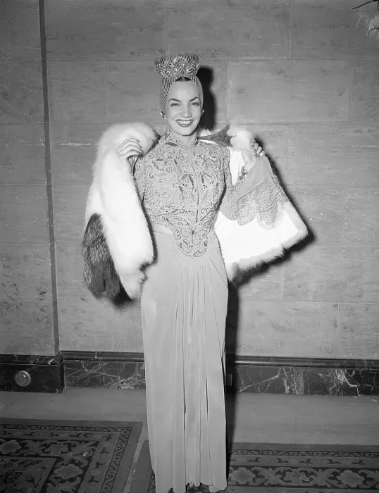 Framed Print : Portrait of Carmen Miranda Framed Print : Portrait of Carmen Miranda
