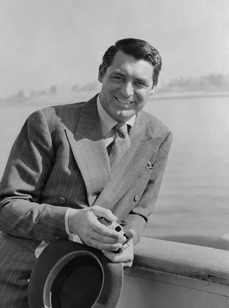 Cary Grant Print: Arrival in New York, 1945. Art Prints, Posters