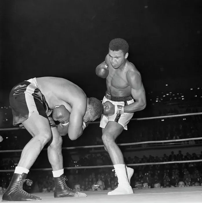 Framed Print : Portrait of Cassius Clay Boxing Archie Moore Framed Print : Portrait of Cassius Clay Boxing Archie Moore